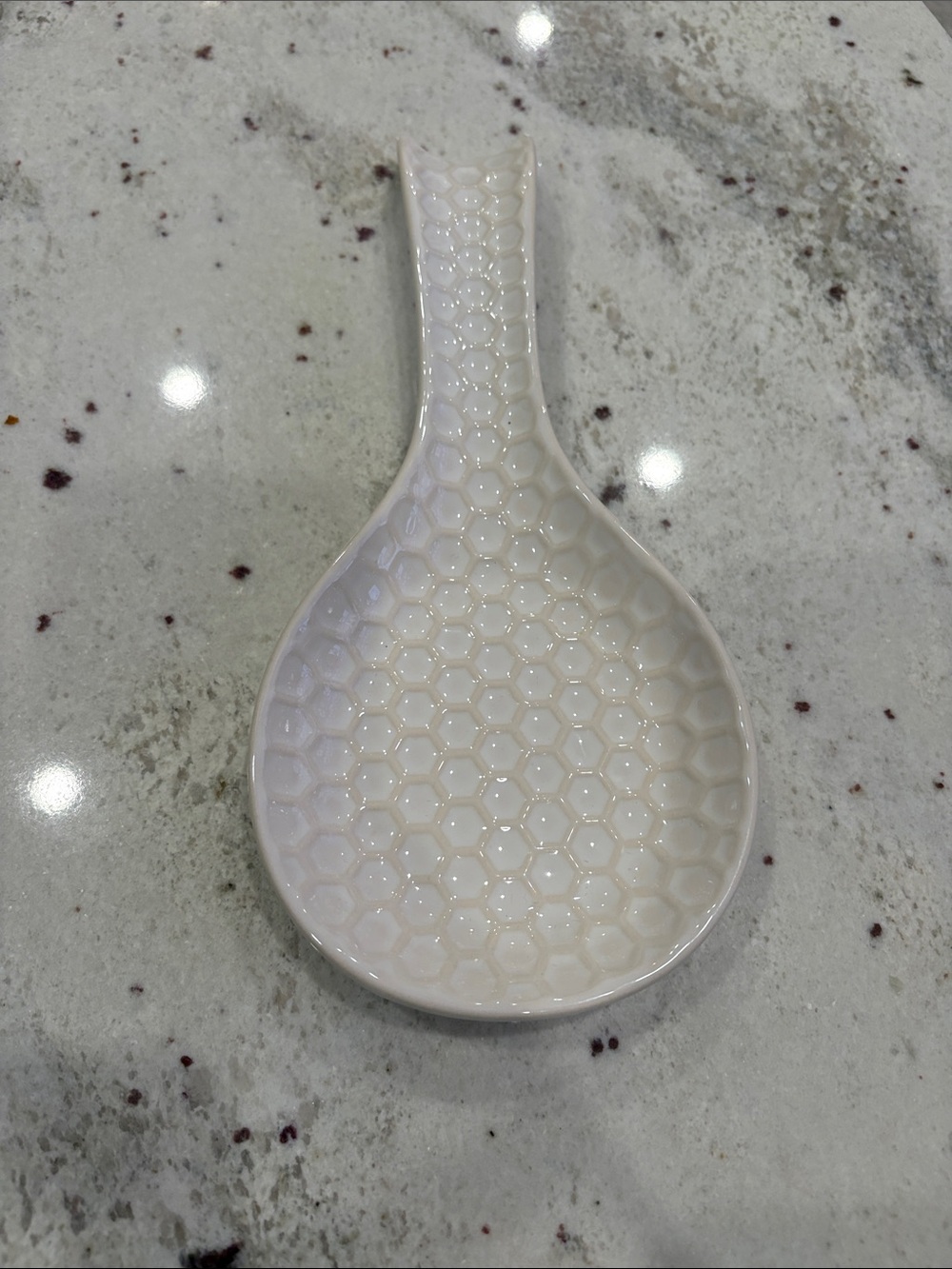 Ceramic Honeycomb Spoon Rest